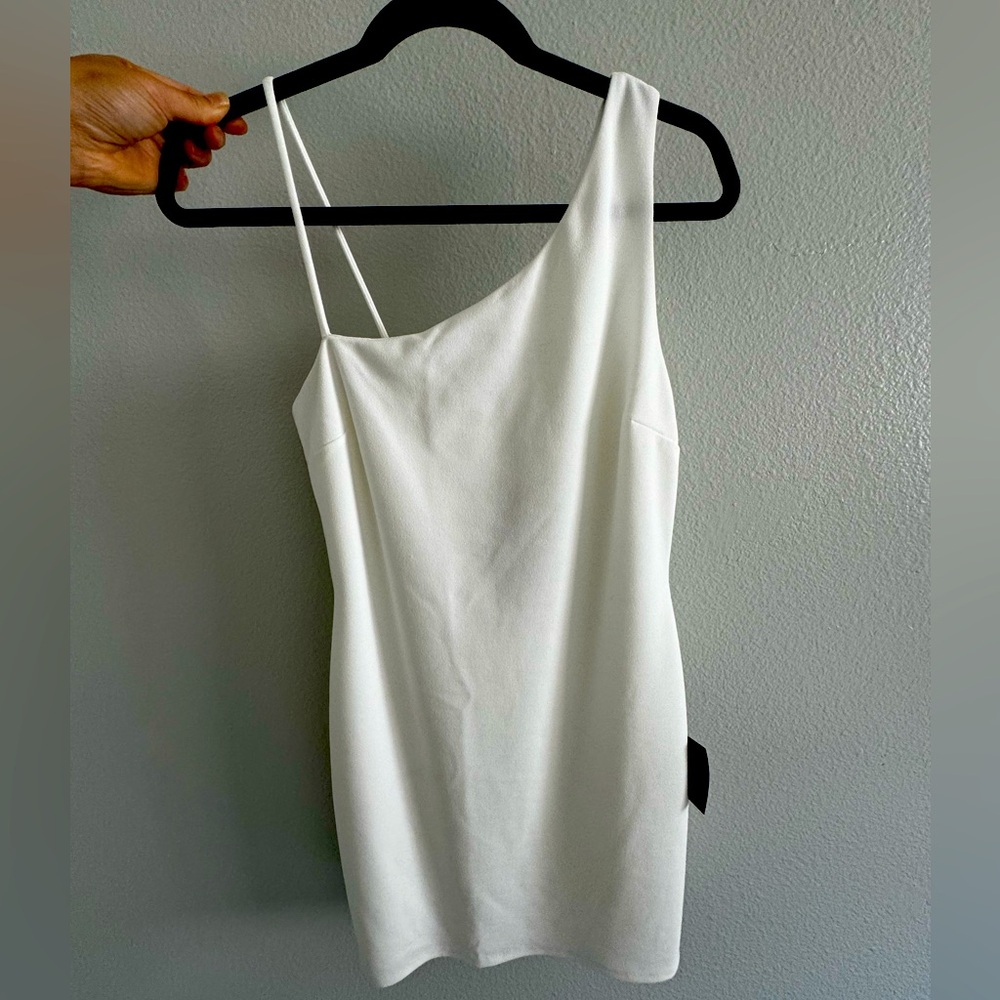 Lulus shift mini dress - white